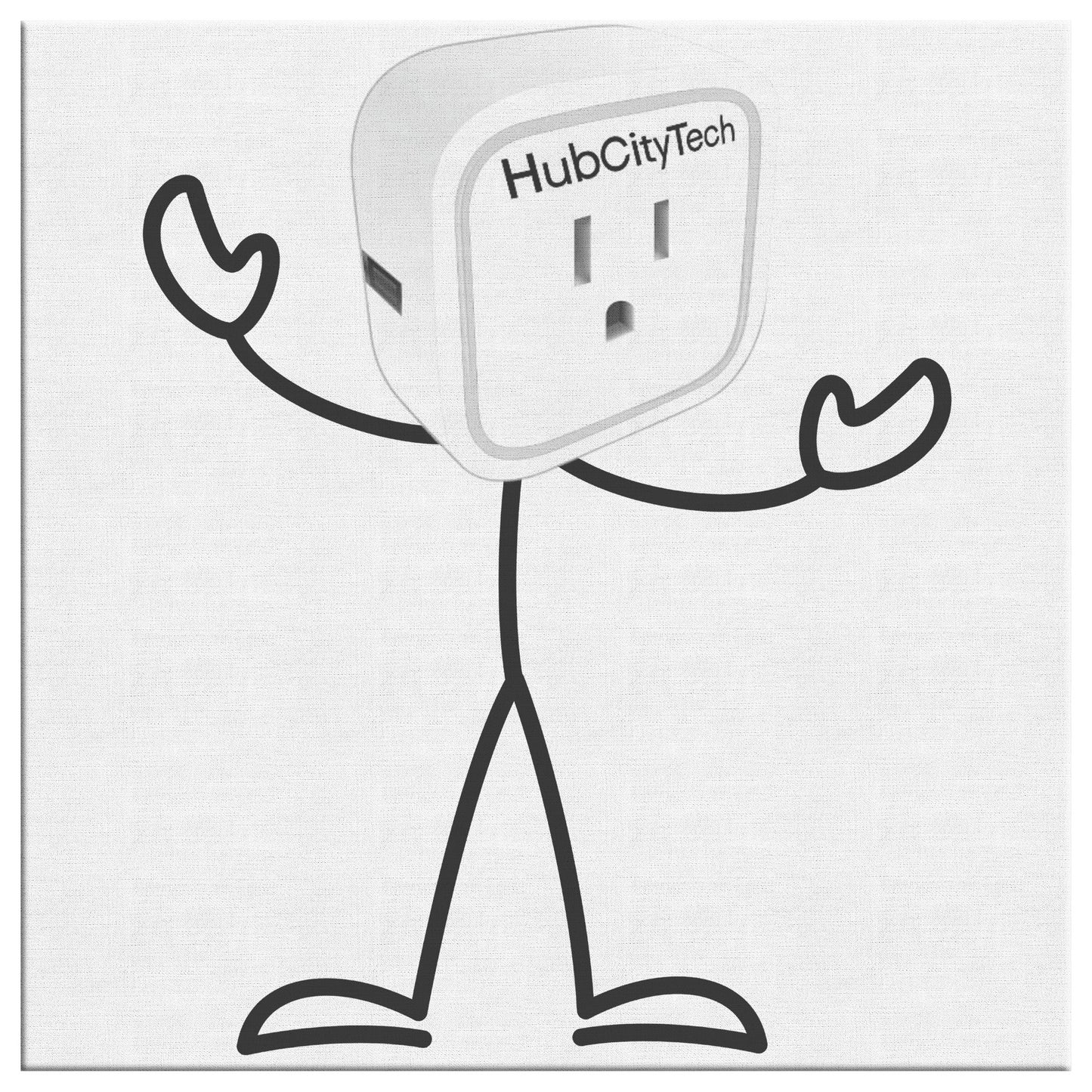 Pluggy Canvas Art