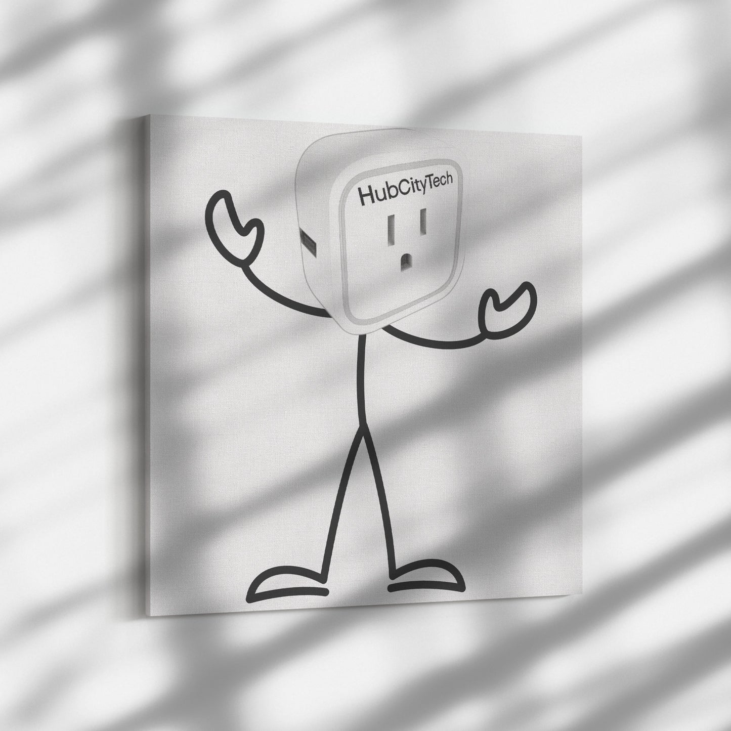 Pluggy Canvas Art
